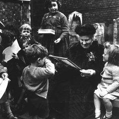 Maria Montessori with Children 06